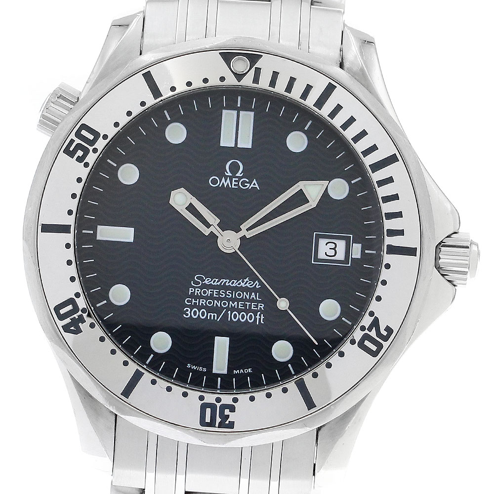 オメガ OMEGA 2532.80 シーマスター300 デイト 自動巻き メンズ 保証書付き_891210【中古】 152,800円