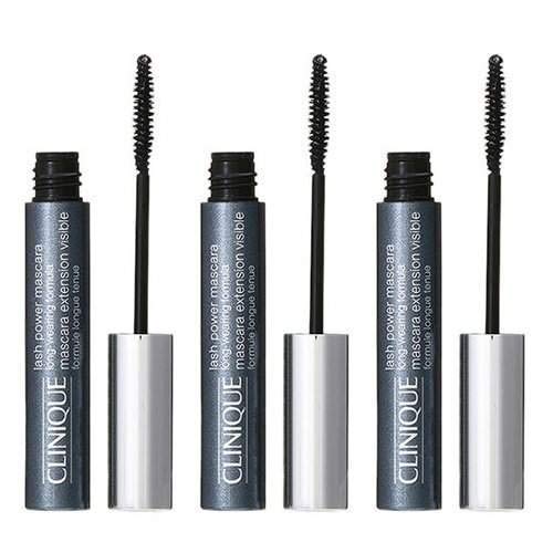 クリニーク CLINIQUE ラッシュパワー マスカラ ロング ウェアリング フォーミュラ 【01 ブラックオニキス】 6mL 3本セット [並