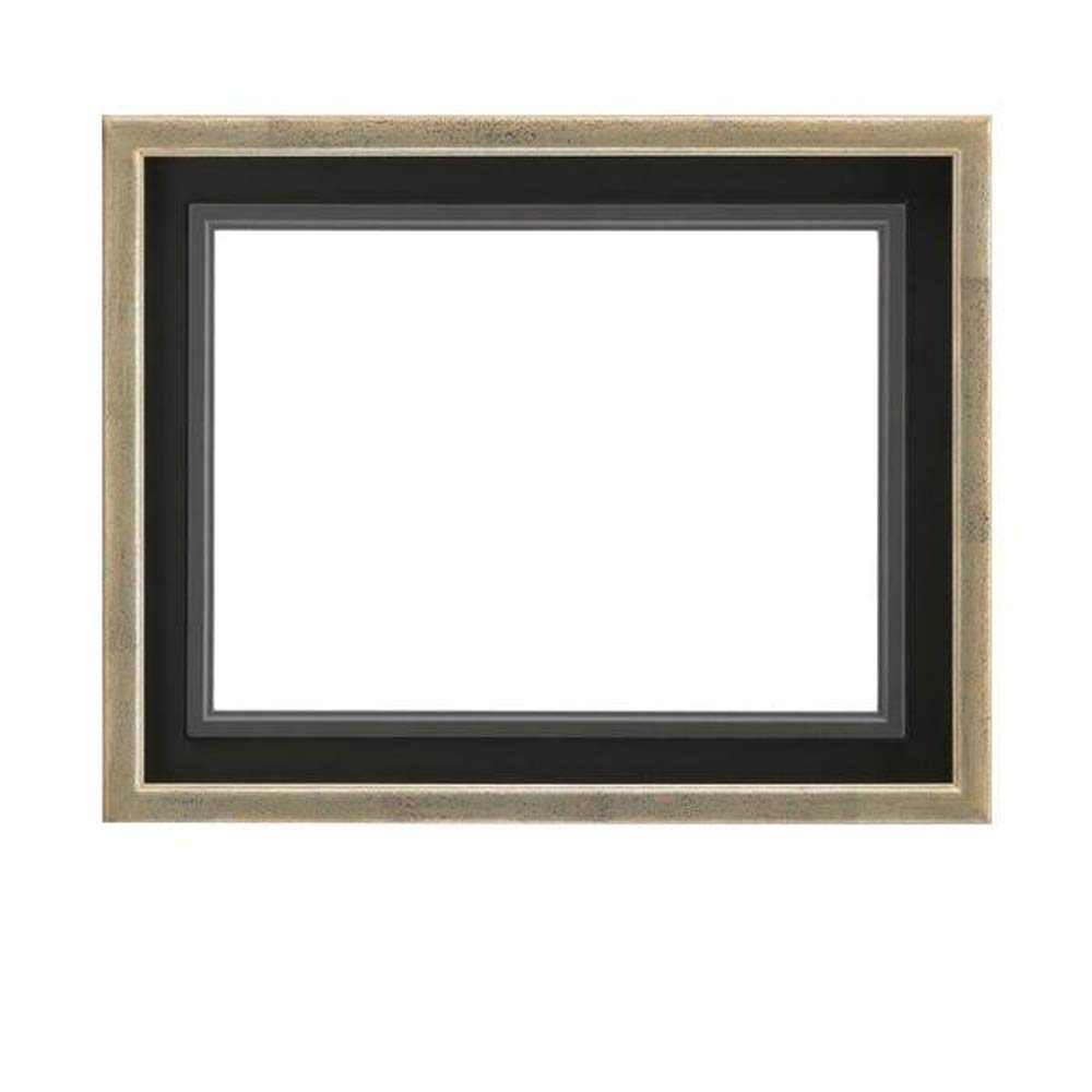 大額 油額 F4 シルバー アクリル 7747 本体サイズ:439×348×44mm 素材:木製