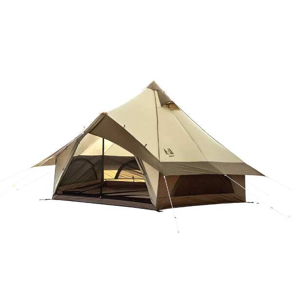 モノポール型テント Gloke8（グロッケ8） 4人用 幅335×高さ225×入口部215cm #2786