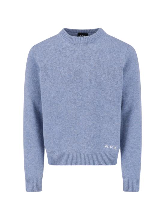 A.P.C. Men Sweater WOASW H23491 PIE Light blue