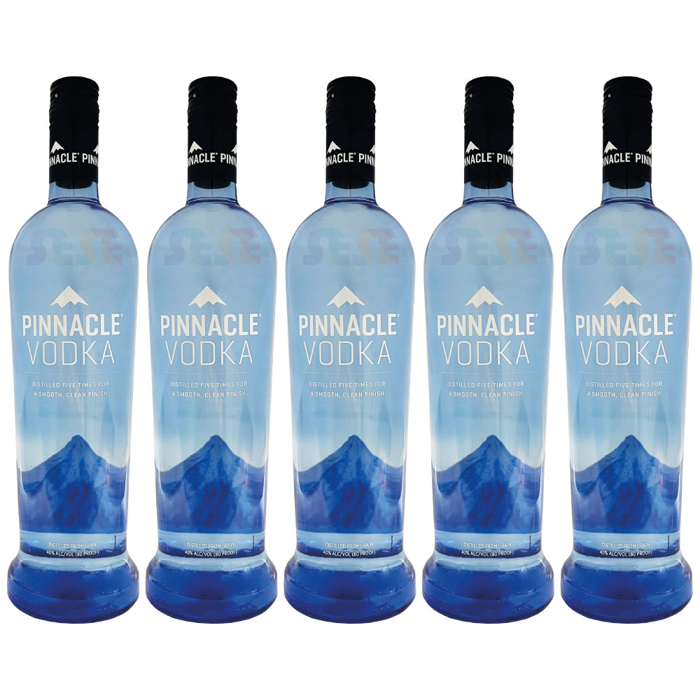 [正規品] ピナクル ウォッカ 5本セット 750ml / 40度 アメリカ PINNACLE VODKA