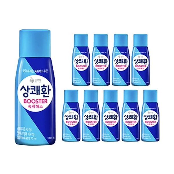 キューワン 爽快丸ブースター 二日酔い解消ドリンク100mlx10EA 큐원 상쾌환 부스터 숙취해소음료 100mlx10EA