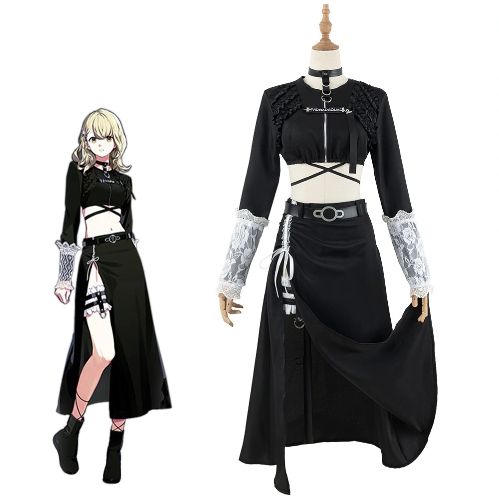プロジェクトセカイ　プロセカ　プロセカコラボ衣装　Vivid BAD SQUAD　小豆沢こはね　白石杏　コスプレ衣装