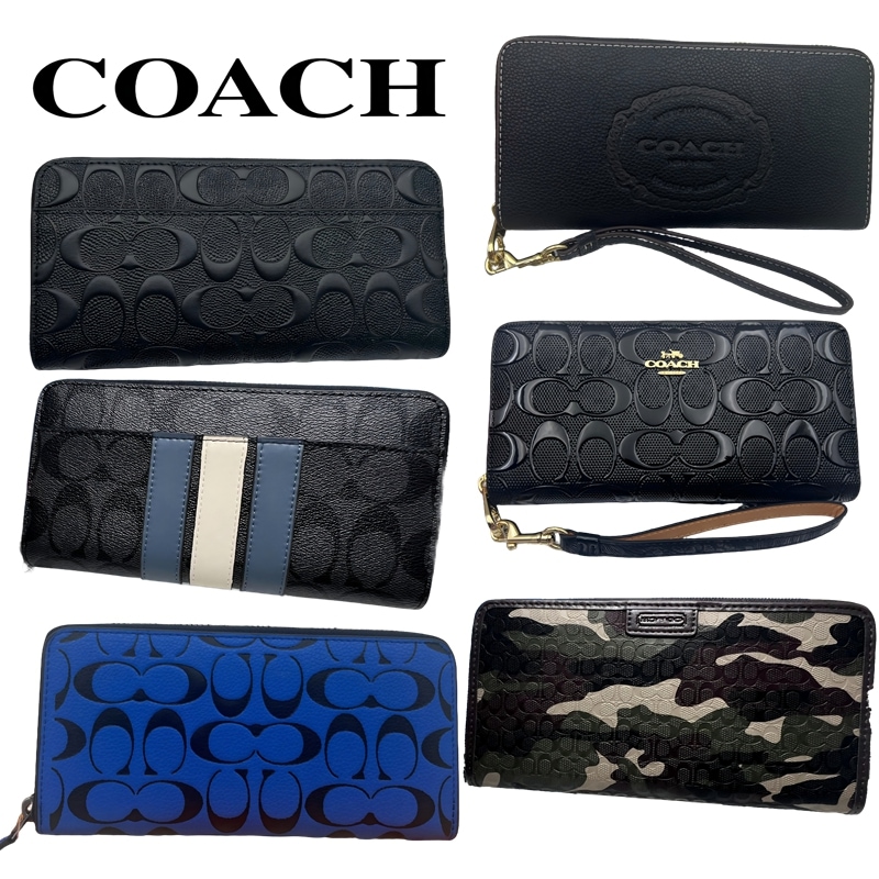 翌日発送 COACH 財布 コーチ 長財布 シグネチャー ロングジップ ラウンドファスナー メンズ 財布 プレゼント新品 F74918　CV413　CN353　CA298　F74546　F26070