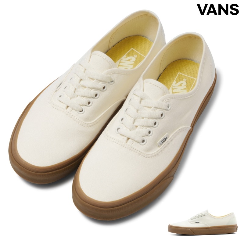 [VANS] スニーカー オーセンティック GUMSOLE チェッカー 白
