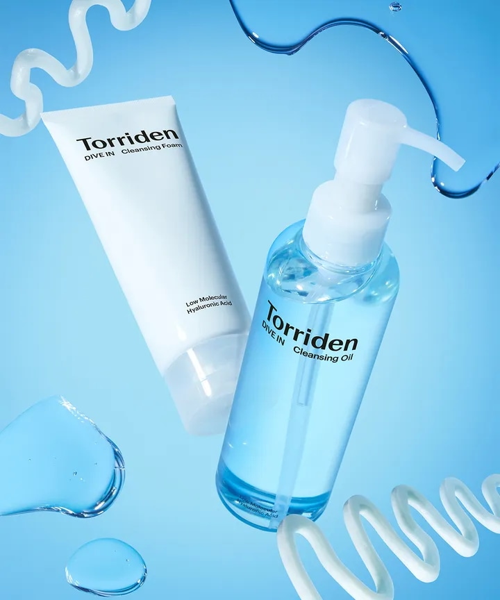 토리든 ダイブイン 低分子ヒアルロン酸 クレンジングオイル 200ml + ダイブイン クレンジングフォーム 150ml (+クレンジングオイル 30ml + ダイブインフォーム 2ml 3枚)