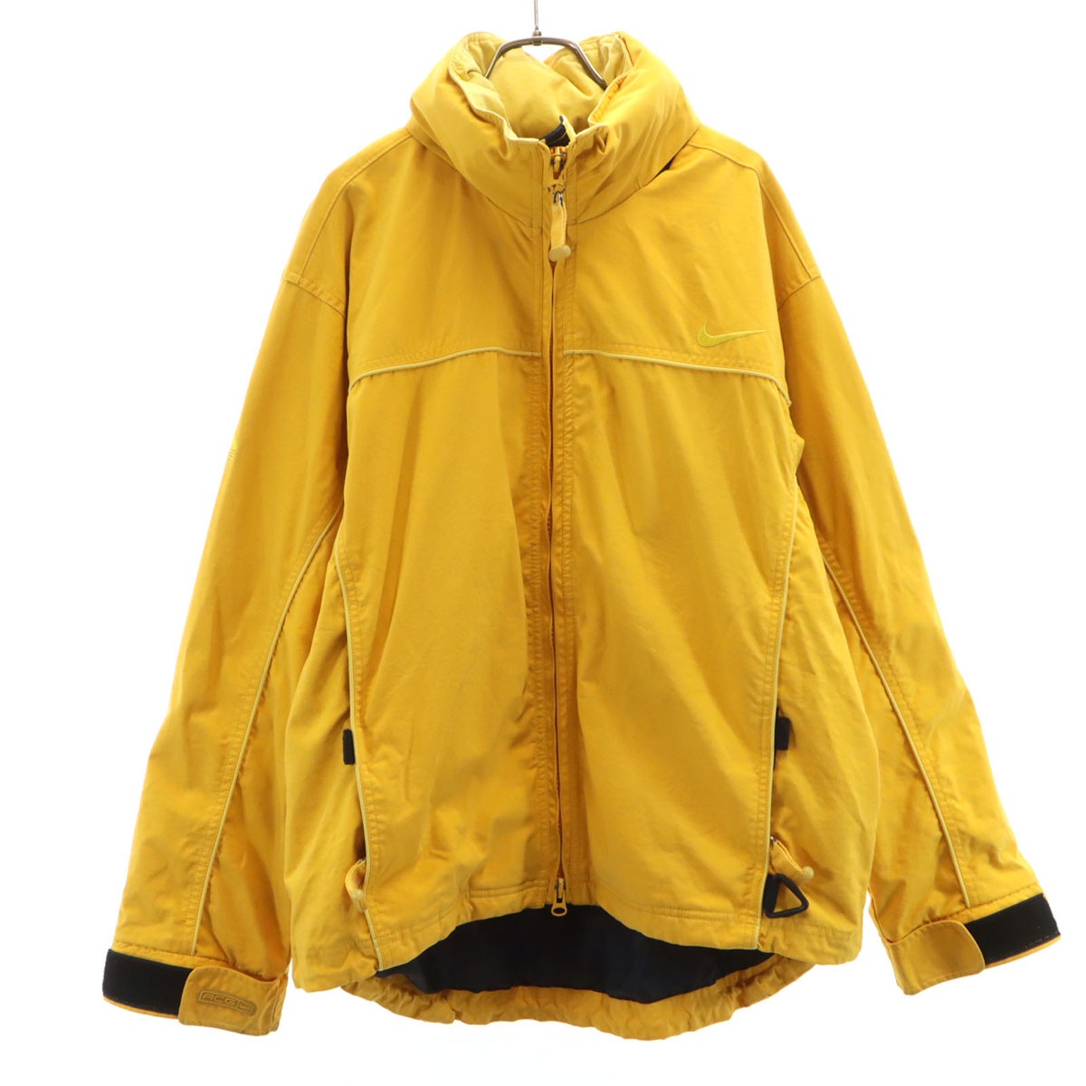 NIKE ACG ナイキエーシージー 90s オールド ナイロンジャケット M イエロー メンズ 古着