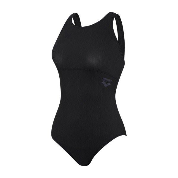 女性ワイズ選手ワンピース Uバック (A4SL1CO01_BLK)