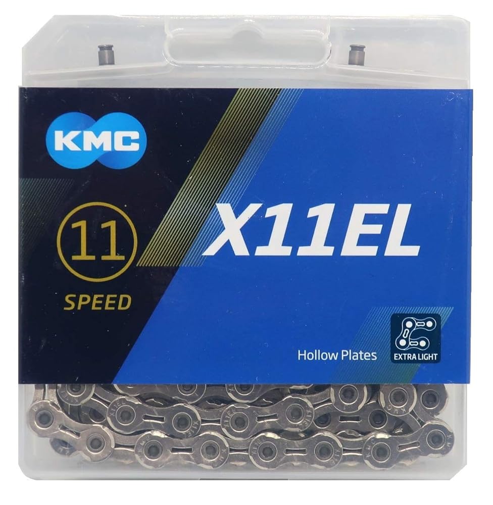 KMC X11EL チェーン 11速/11S/11スピード/11speed 用 118Links (シルバー) [並行輸入品]