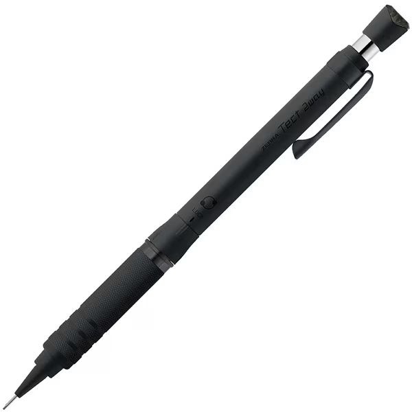 （まとめ買い）シャープペン テクト2ウェイローレット 0.5mm ダークブラック P-MA141-DBK [x3]