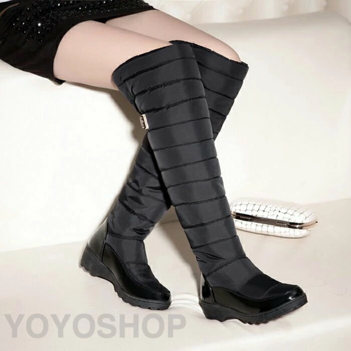 スノーブーツ レディース ロングブーツ 滑らない 防寒 ムートンブーツ 長靴 スノー シューズ 冬靴 大きいサイズ 小さいサイズ 暖かい おしゃれ 雪用 通学 通勤 保温 お出かけ 痛くない 歩きや