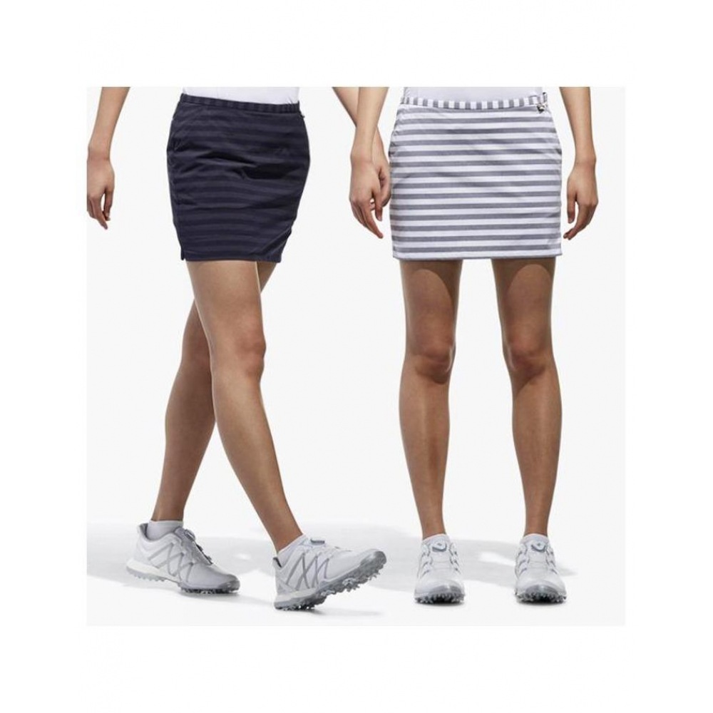アディダスゴルフアディダスアディピュアストライプスカート CW4781 CW4782