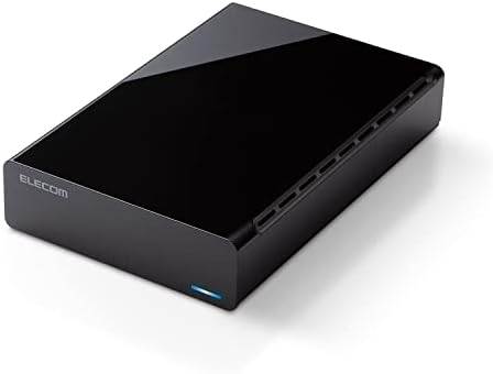 エレコム 外付けHDD ハードディスク ハイブリッドドライブ 6TB テレビ録画用/Mac/Windowsブラック ELD-HTV060UBK