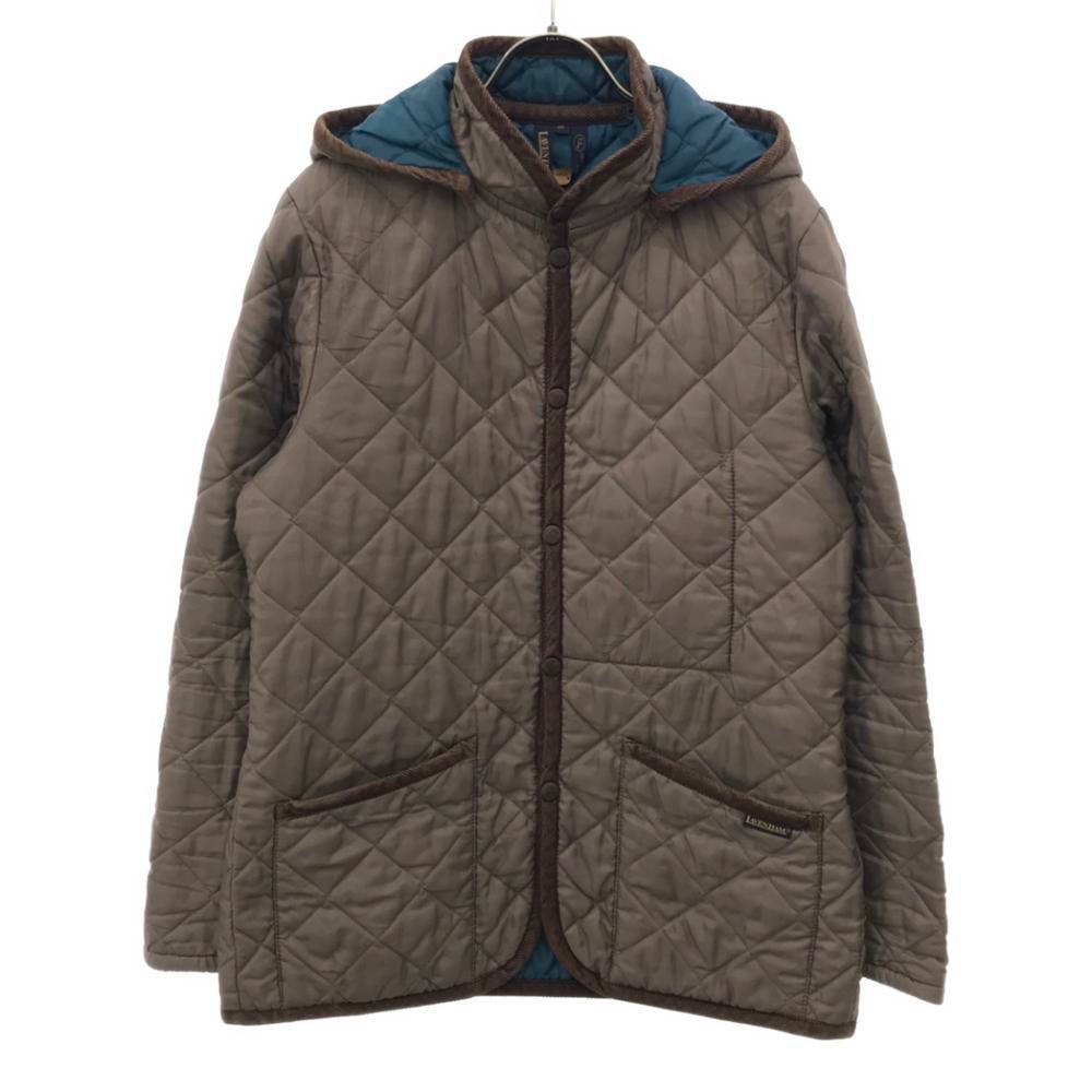 英国製 キルティングジャケット 36 ブラウン メンズ