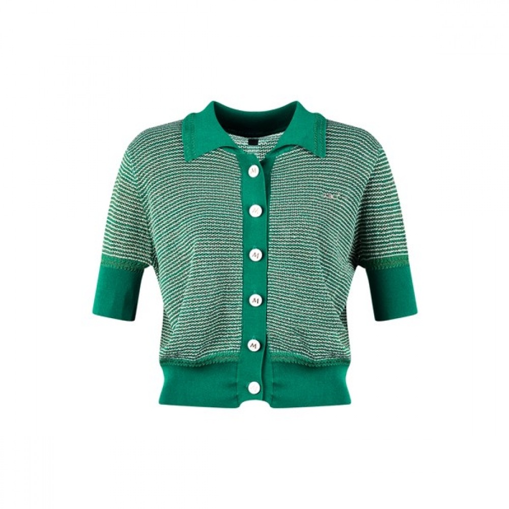 (ラックスゴルフ) ラックスゴルフ 430 ゴルフレディースシャイニング 5パート半袖ニットカーディガン LB4M702W