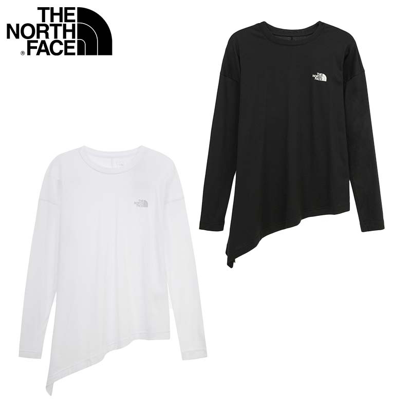 NT7TR41 WS VELIA L/S COVER UP Tシャツ 長袖 ラウンドティー レイヤード アンバランス 韓国ファッション 安らかさ 女性用