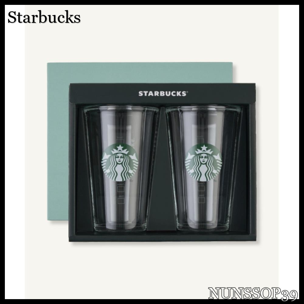 Starbucks Siren Gifting Glass Set 500ml 2P 2046
