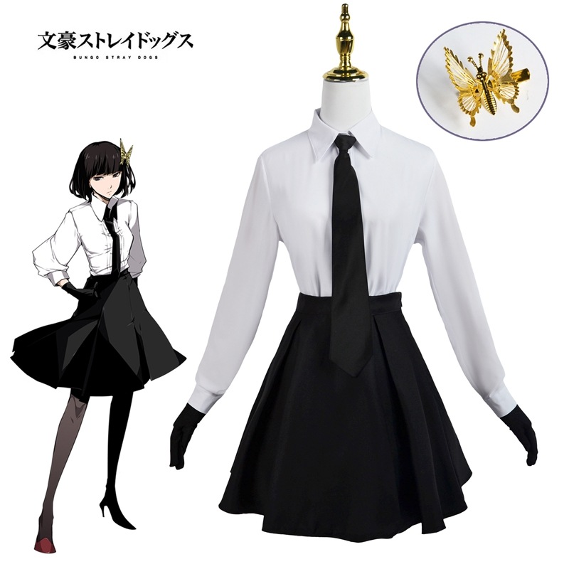 文豪ストレイドッグス 与謝野晶子 コスプレ衣装 コスチューム服 ハロウィン
