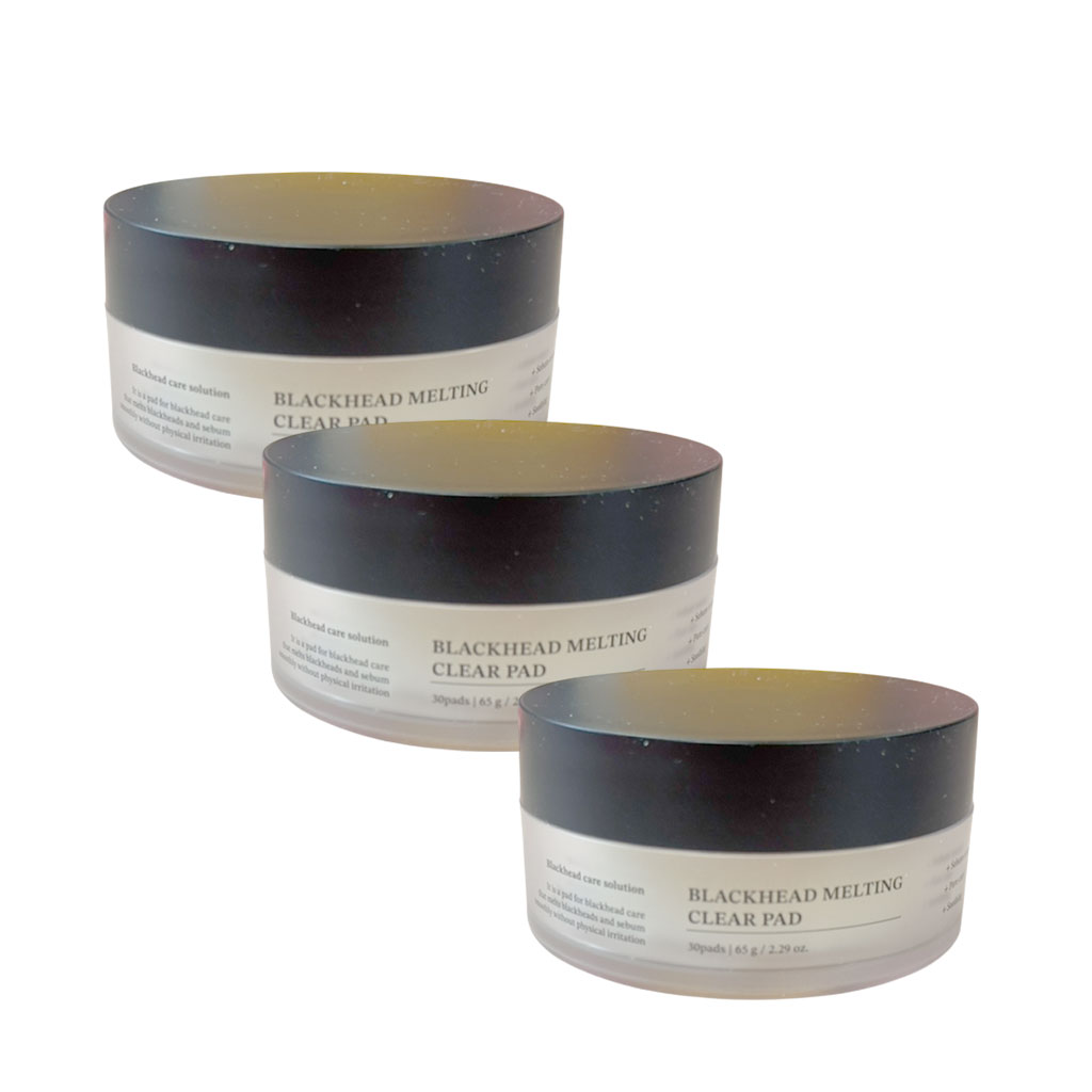 ブラックヘッドメルティングクリアパッド30枚入3個