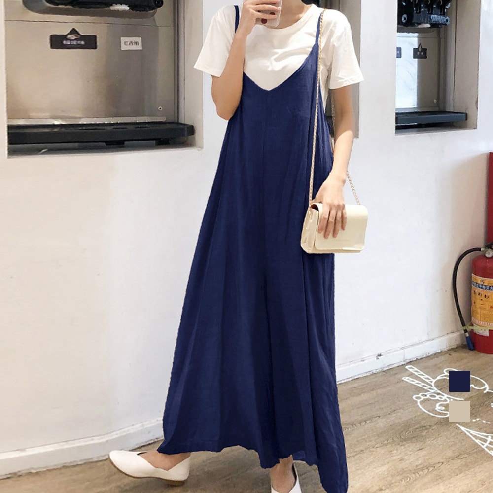 国内即納 オールインワン サロペット レディース