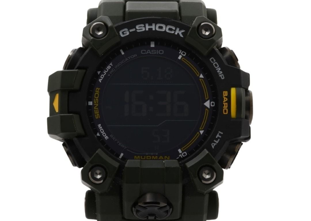 腕時計 G-SHOCK MASTER OF G - LAND MUDMAN GW-9500-3JF カーボンファイバー強化樹脂（バイオマスプラスチック） 樹脂 - デジタル ブラック カー【本物保証】