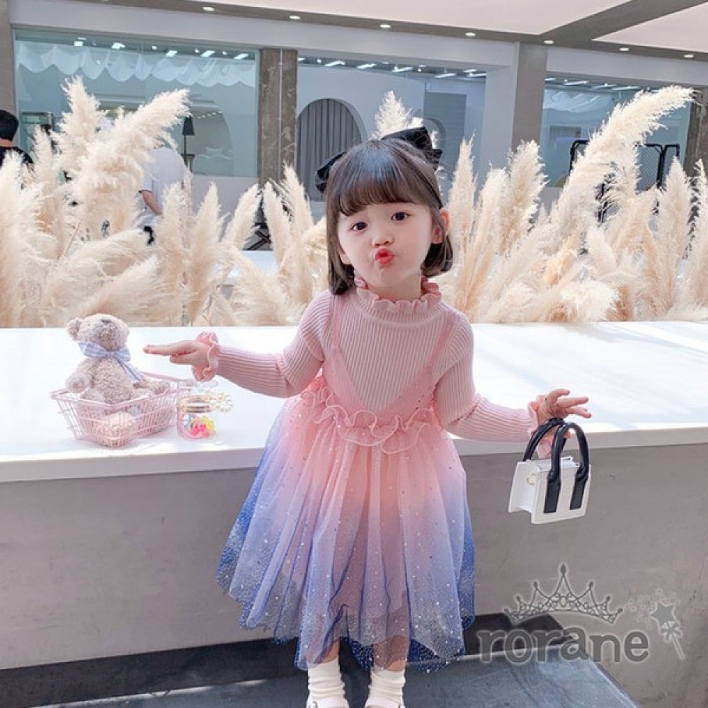 ロラネ 女の子 ピーチ ブリンク ベビーワンピース 5,506円