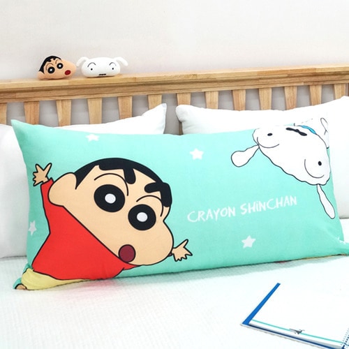 クレヨンしんちゃん クッション 100x50cm 綿入り 枕 ボディピロー マルチ枕