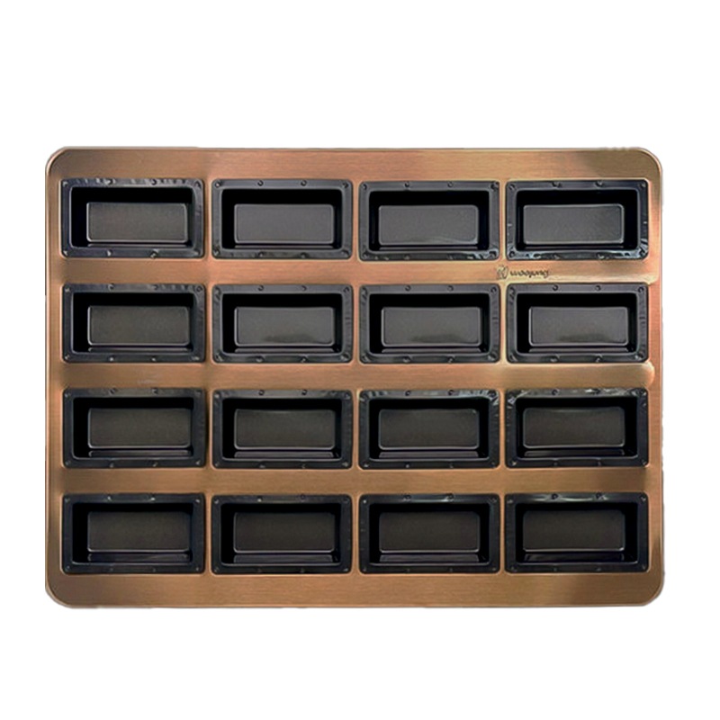 [SILPAP GOLD] シルポップゴールド GSME 深いフィナンシェ型 16個取り