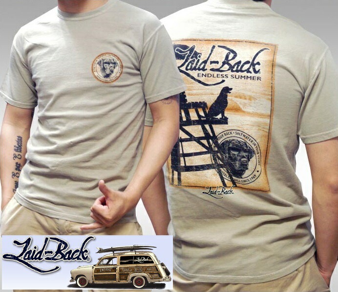 Laid-Back USA レイドバック メンズ Tシャツ ENDLESS SUMMER 半袖 シャツ サファリ レオン 雑誌 掲載 ブランド アメカジ ストリート ヴィンテージ サーフ ロンハーマン