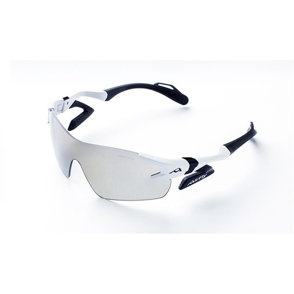 ノーズパッドレススポーツサングラス AirFly（エアフライ） AF-301 C-2 ホワイトマット ユニセックス 男女兼用