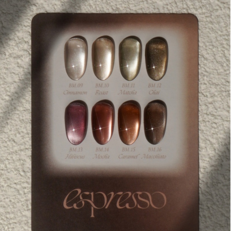 BY MUSE / Espresso Magnetic gel 8 Set / Nail
