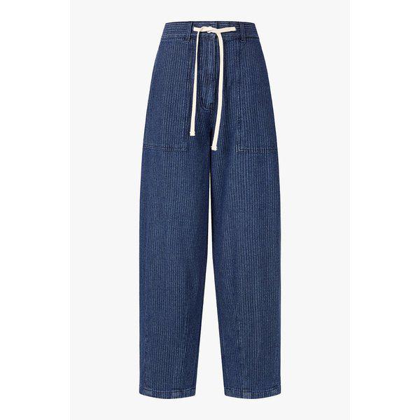 ストリングバックバンディングデニムパンツ9196262111055