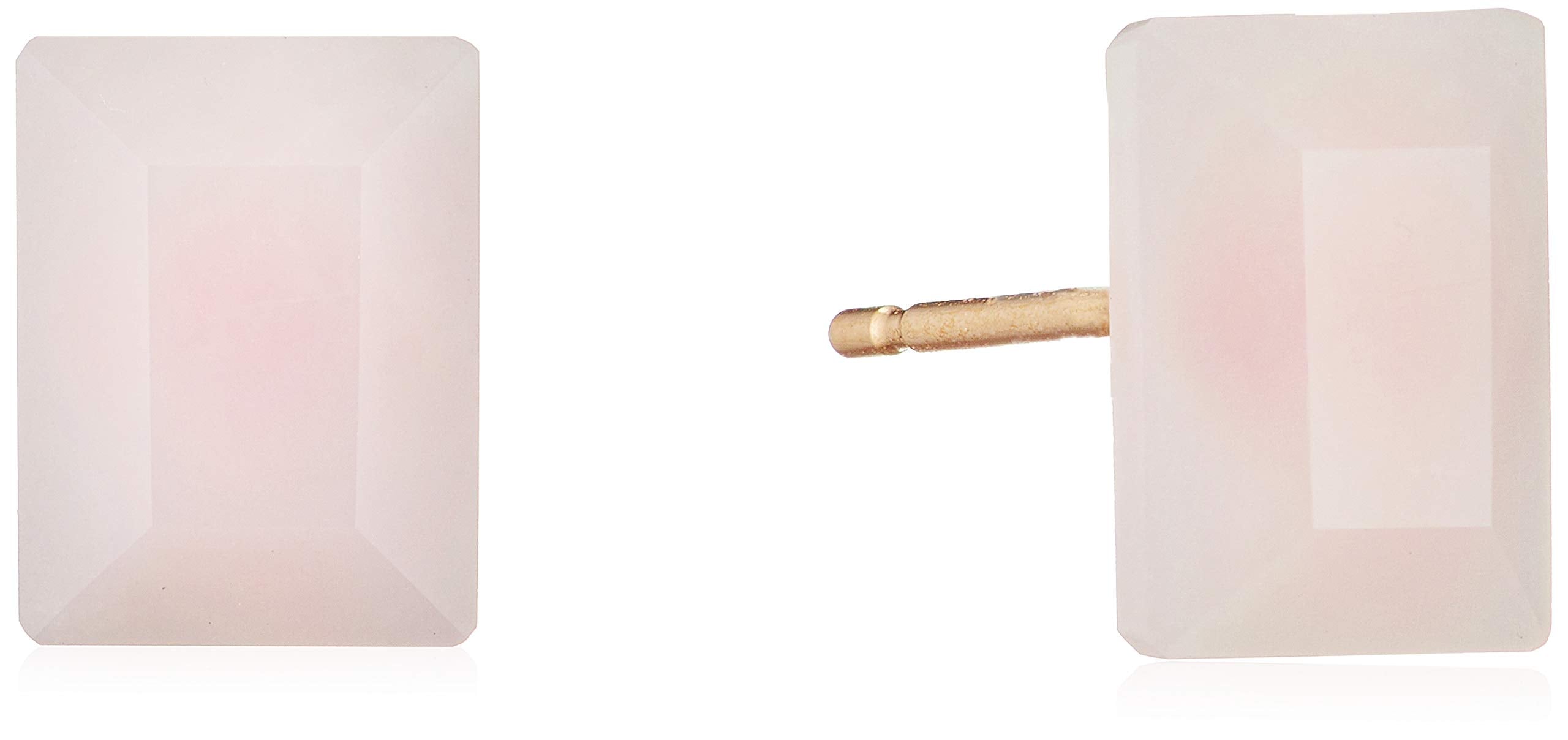 [エステール] 10月誕生石 ピンクオパール K18 イエローゴールド ピアス