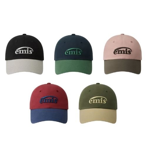 [5中1] WASHED TWO TONE BALL CAP