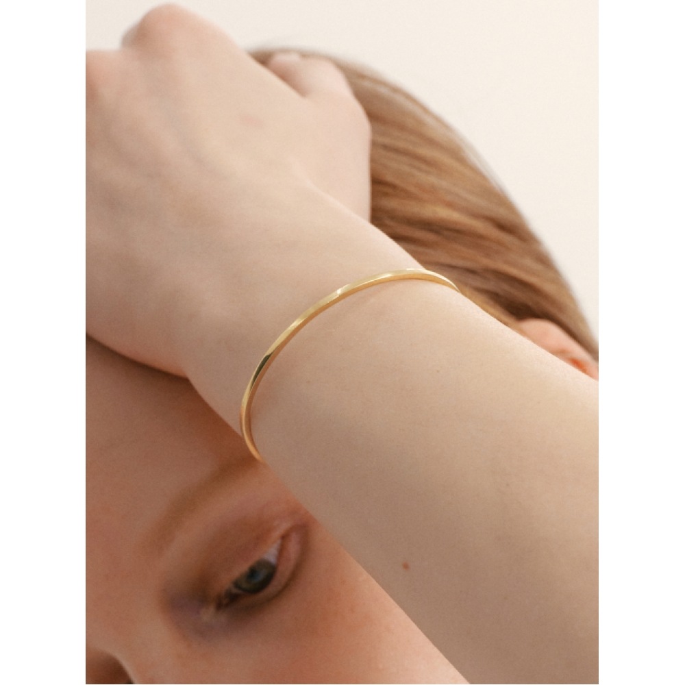 LUNNE シルバー925 フラットエッジバングルブレスレット #LSB21 13,922円