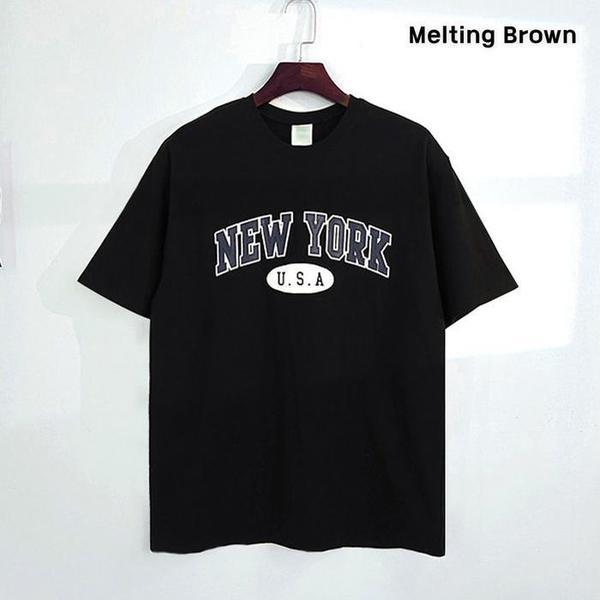 メンズコットンTシャツ メンズオーバーフィット半袖Y24