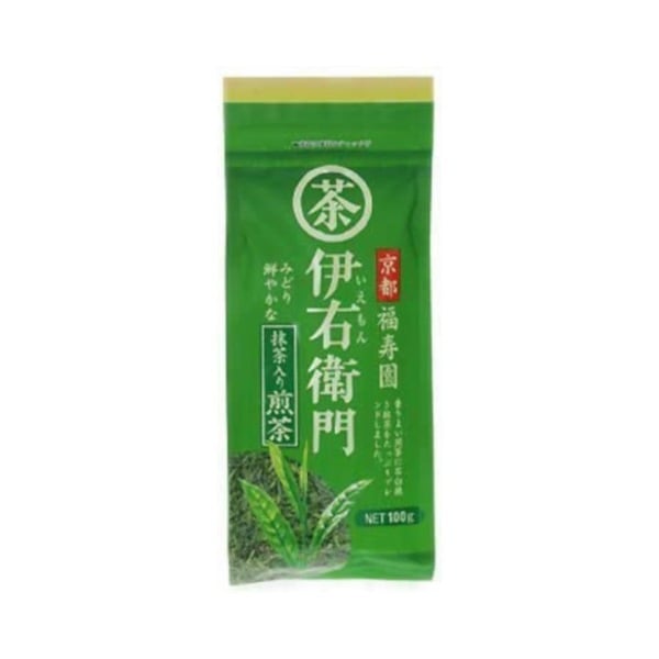 宇治の露製茶 福寿園 伊右衛門 抹茶入り煎茶 100g 12 メーカー直送