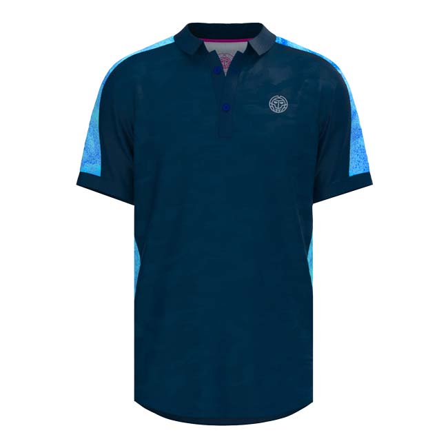 BIDI BADU(ビディバドゥ) 2024 SS ジュニア(ボーイズ) BEACH SPIRIT ビーチスピリット ゲームポロシャツ B1350005-DBLBL ダークブル×ブルー(24y2mテニ