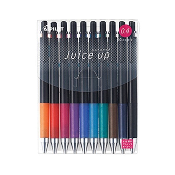 ジュースアップ 超極細0.4 10色セット 1セット 【3個セット】 学用品