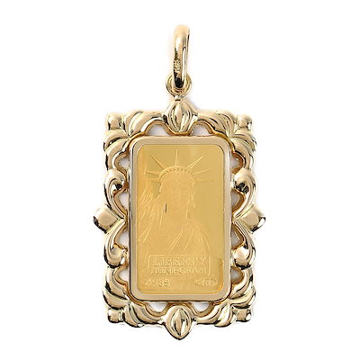 【新品・未使用】K24/K18 リバティ ペンダントトップ 自由の女神 20g K24⁄K18 リバティ ペンダントトップ 自由の女神 20g