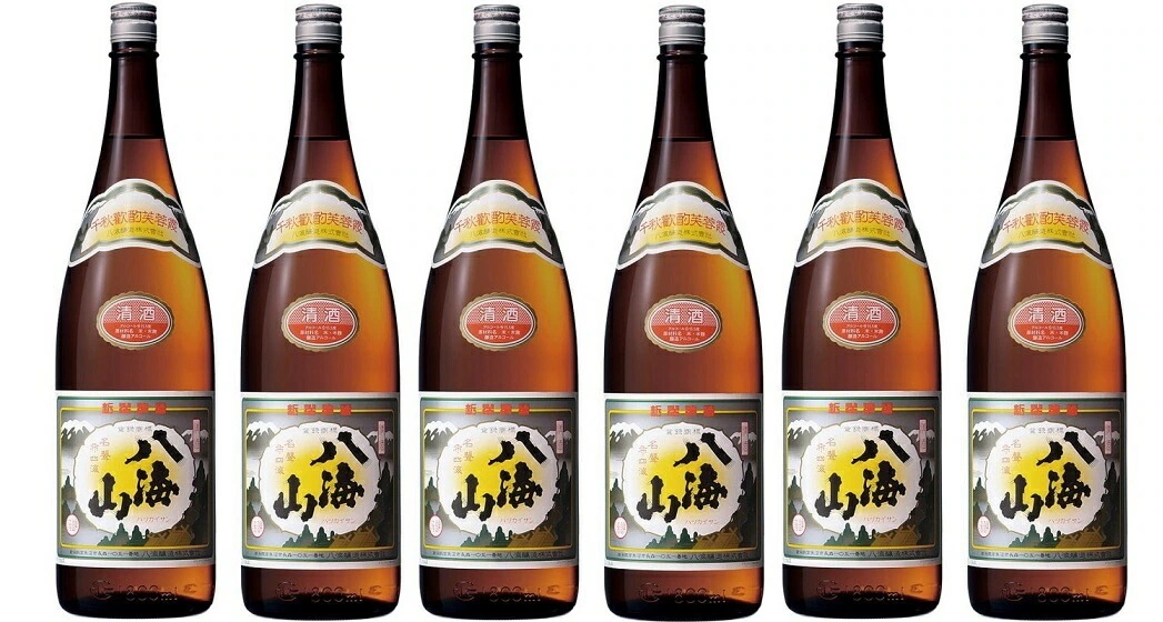 日本酒 八海醸造株式会社 清酒 八海山 普通酒 1800ml 1.8L6本【北海道沖縄県東北四国九州地方は必ず送料がかかります】