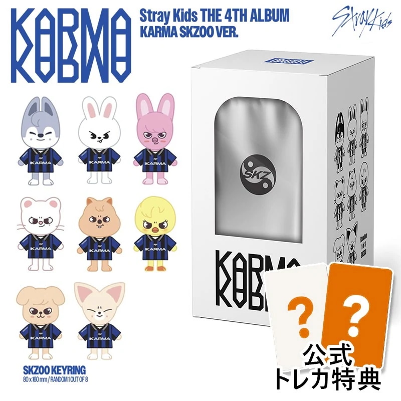 straykids スキズ KARMA 新品未開封 8個　フライヤーコンプリート Amazon.com: Stray Kids KARMA 4th Full Album ACCORDION Ver 8 SET