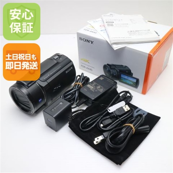 超美品 FDR-AX45 ブラック SONY 203