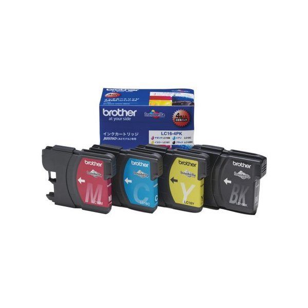 LC16-4PK インクカートリッジ お徳用4色パック（大容量） 6,140円