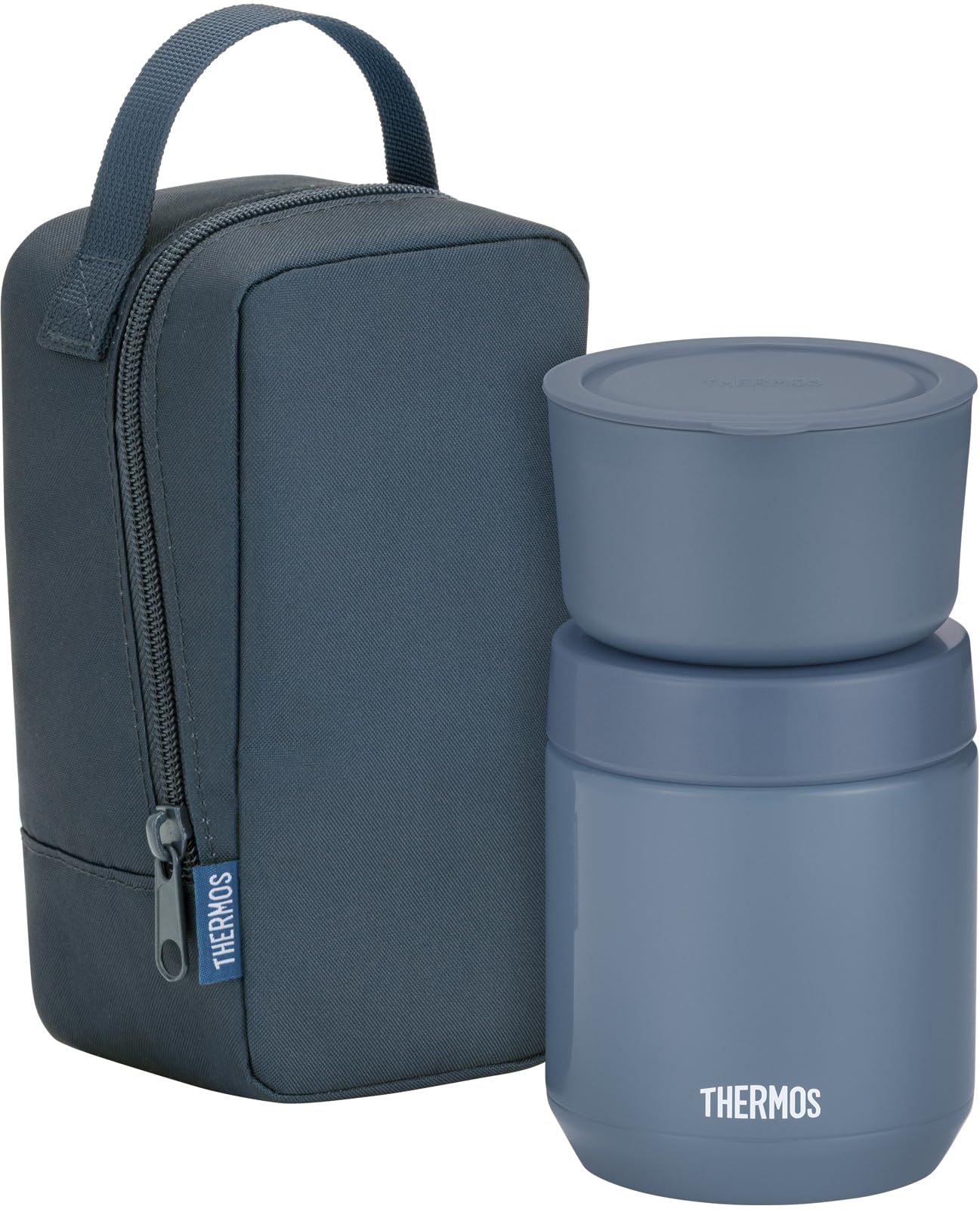 【食洗機対応モデル】 サーモス 真空断熱スープランチセット 300ml インディゴブルー スープジャー・容器セット JEE-550 IBL