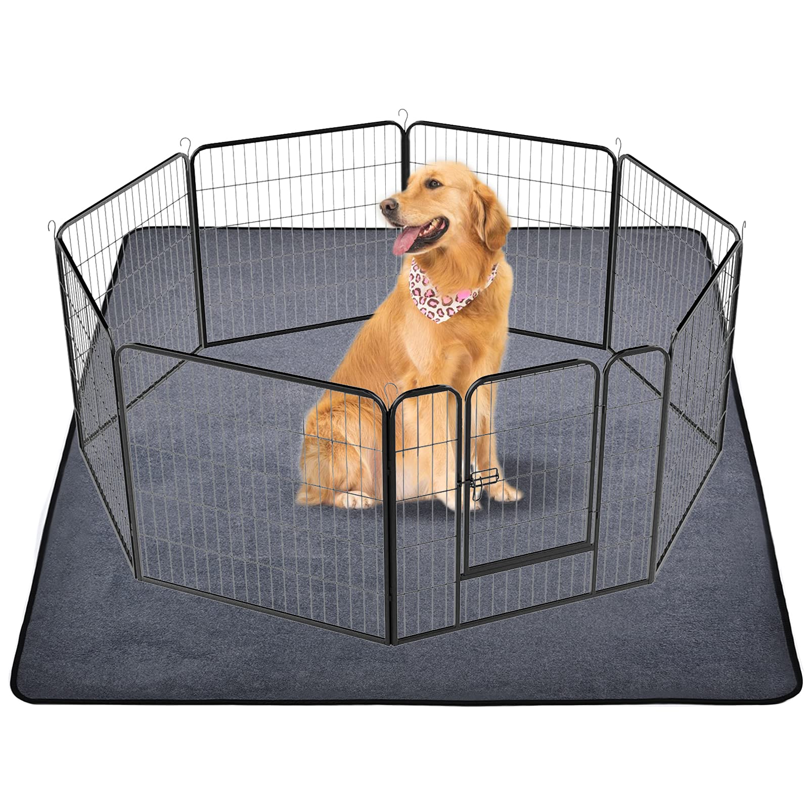 STVICTORY ペットシーツ 洗える 犬 猫 ペット用 おしっこマット 下敷き ペットマット 滑り止め 防水 速乾 消臭 子犬/シニア犬の介護シーツ 繰り返し使用可能 多頭飼い 大判サイズ （グレ