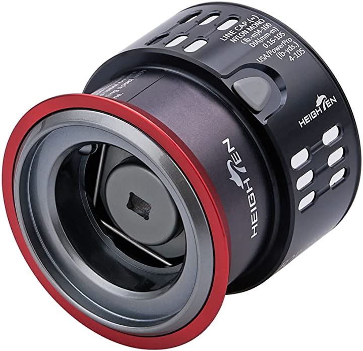 リール スプール 夢屋S-27型 替えスプール 1000番から2500番対応 246(ブラック＆レッ