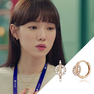 ★早期完売★WING BLING ワンタッチリングピアス★韓国女優着用 TWICEミナ着用☆安心国内発送【WING BLING】925silver RUXピアス