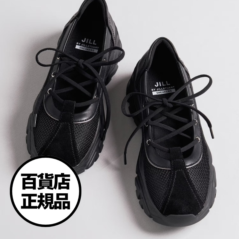 【JILLSTUART】メッシュ プラットフォーム スニーカー 厚底スニーカー Mesh Platform Sneakers 韓国百貨店正規品